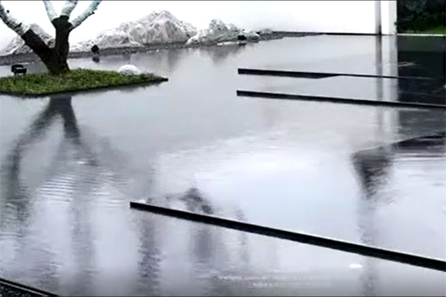 成都大邑安仁院壩漣漪水景